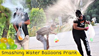 Throwing Water Balloons on People Prank ThatWasCrazy [upl. by Daryle]