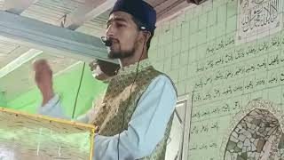 HAFIZMARIFATAHMADSHIFAIE FULL BAYAN AT JAMIA MASJID CHURMUGROO ghmohiuddinqadri [upl. by Yraunaj]