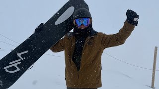 Lib Tech Orca 2023 Board First Impression  Chill Powder Day [upl. by Etselec]