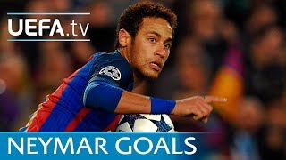 Neymars seven goals for Barcelona against Paris [upl. by Stig]