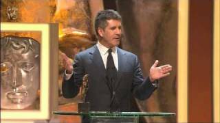 Simon Cowell wins BAFTA Special Award [upl. by Ettelocin]