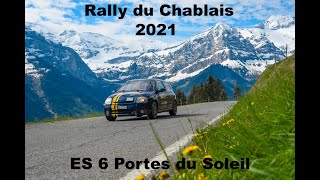 Rallye du Chablais 2021  ES 6 Les portes du soleil 1 [upl. by Florella]