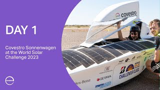 Bridgestone World Solar Challenge Update Race Day 1  Covestro [upl. by Murphy992]