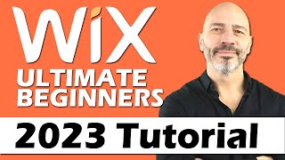 WIX TUTORIAL For Beginners  2023 Step by Step Instructions [upl. by Ataynik]