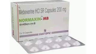 NORMAXIN MB Capsule Mebeverine HCI SR Capsules 200 mg [upl. by Somerville562]