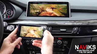 2017 BMW X5 F15 iDrive 50 NAViKS Video Interface Add Smartphone Mirroring [upl. by Farr788]