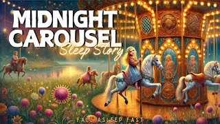 Relaxing sleep stories The Midnight Carousel 🌙 Guided sleep meditation 🌙 NO ADS [upl. by Zetnom]