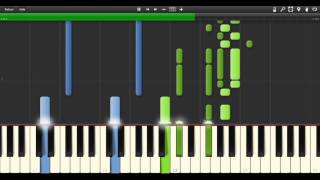 DRIFTING GEazy ft Chris Brown Tory Lanez Piano Tutorial  Cover SYNTHESIA Half [upl. by Imaon]