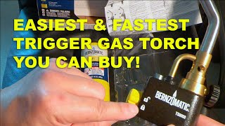 BERNZOMATIC TS8000  GAS TORCH  TRIGGER START UNBOXING amp REVIEW [upl. by Alram871]