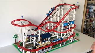 Lepin 15039 Roller Coaster  Motorised Propulsion [upl. by Brace]