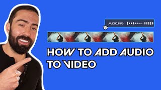 How to add audio to video [upl. by Ecirtemed43]