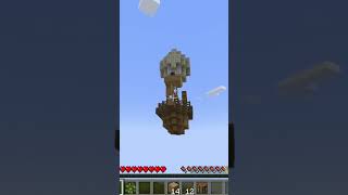 Flying boat in Minecraft minecraft shorts gameshorts [upl. by Shuping]