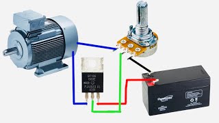 Comment Fabriquer un Variateur de Vitesse pour Moteur Electrique [upl. by Aihsenad]