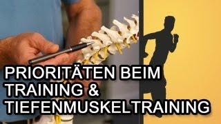 Tiefenmuskeltraining und Prioritäten beim Training setzen [upl. by Enomed]