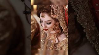 Beautiful bridal hairstyles makeup 💄 look amp dress wedding stepbystepbridalmakeuptutorial [upl. by Ledeen]