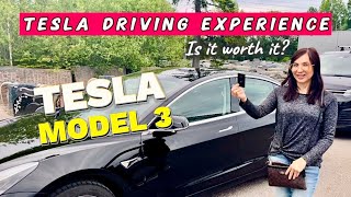 TESLA Model 3 Driving Experience  First Time Long Drive [upl. by Lainahtan]