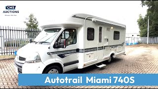 AutoTrail Grande Frontier Miami 740S  Motorhome Auction [upl. by Eelyk]