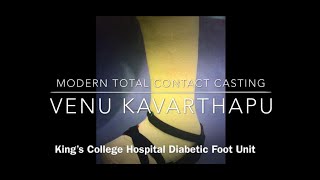 Total Contact Casting Technique Venu Kavarthapu [upl. by Ranie]