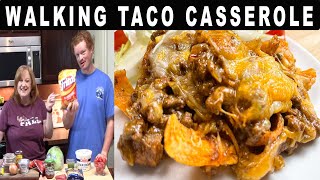 WALKING TACO CASSEROLE  Easy Mexican Flavor Filled Dinner Recipe [upl. by Bianca604]