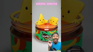 MAKAN KRIPIK DORITOS DENGAN SAOS PEDASsatisfying animation food shortsfeed [upl. by Adrial]