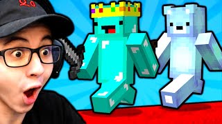 I Played Minecraft Bedwars with SKEPPY [upl. by Ferino833]