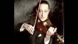 Jascha Heifetz plays Bach Partita 3 part 1 [upl. by Zitvaa]