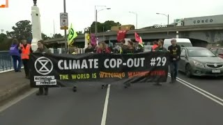 ‘Not actually doing anything’ Climate protesters ‘futile’ gesture halts Melbourne traffic [upl. by Gault209]