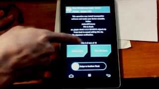 Installing ParanoidAndroid on a Nexus 7 [upl. by Enived879]