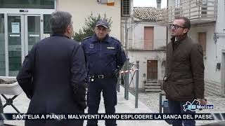 SantElia a Pianisi malviventi fanno esplodere la banca del paese [upl. by Legnaesoj]