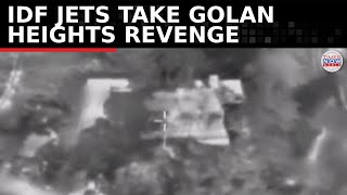 IDF Jets Respond to Iran Embassy Attack with Strikes on Syrian Military Targets in Golan Heights [upl. by Hanschen]