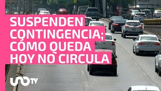 Suspenden Contingencia y doble hoy No Circula ¿qué autos se quedan en casa el sábado [upl. by Elinor]