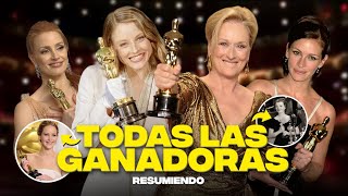 ACTRICES GANADORAS DEL OSCAR a MEJOR ACTRIZ desde 1928 hasta la actualidad [upl. by Shelley557]