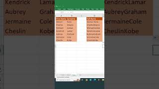 Join different lines of text in Excel with this shortcut excel exceltips shorts exceltricks [upl. by Bernardi]