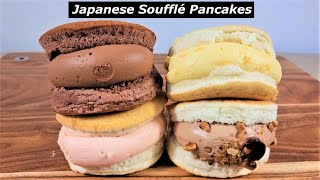 SUBLIME Japanese Souffle Pancakes Gram Cafe amp Pancakes [upl. by Tudela74]