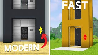 3 Ways to make Elevators in Minecraft BedrockMCPE Easy [upl. by Bruce]