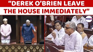 Rajya Sabha Faceoff  Dhankhar Vs Derek OBrien  quotLeave This House Immediatelyquot  Parliament [upl. by Eppes]