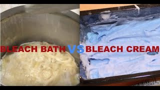 Bleach Bath VS Bleach Cream  learn online how to bleach bleach bath secrets bleaching hair secret [upl. by Giacobo]