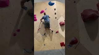 V4 half pad crimps And one of the youth league was cheering me on at blochaven  Epicness [upl. by Aronel937]