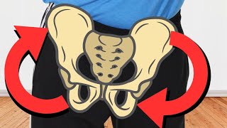 Low Back Pain From Rotated Hips amp How To Fix [upl. by Anelleh]