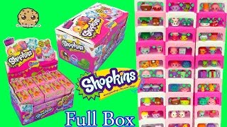 Shopkins Stack Challenge  Full Complete Season 4 Box of 30 Surprise Blind Bags  Cookieswirlc [upl. by Gaylord]