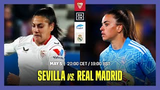 SEVILLA VS REAL MADRID  LIGA F 202223 MATCHDAY 28 LIVESTREAM [upl. by Aisenat]