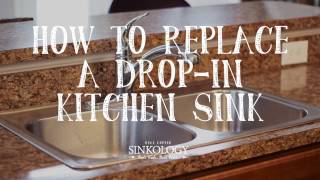 How to Install a DropIn Kitchen Sink [upl. by Witty466]