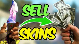 BEST WAY to SELL CSGO SKINS for REAL MONEY in 2024 Instant cashout [upl. by Adnawad648]