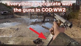 Everything I can find wrong with the guns of CODWW2 [upl. by Alema954]