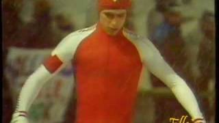 Olympic Winter Games Sarajevo 1984  500 m Pikkupeura  Hadschieff [upl. by Leonore666]