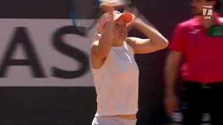 COMPILATION PUTINTSEVA ACTING CRAZY VS 🇵🇱 ŚWIĄTEK  ITALIAN OPEN R32 MAY 11 2024 [upl. by Yatnod]