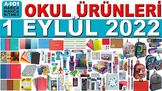 A101 OKUL ÜRÜNLERİ 2022  A101 KIRTASİYE VE OKUL EŞYALARI DEFTER KALEM KIRTSİYE SETLERİ  A101 [upl. by Eserahs]