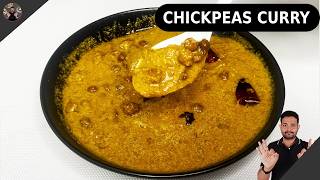 Easy Chickpeas Curry with grinded Coconut mix  Easy Chickpeas Curry Recipe [upl. by Pul406]