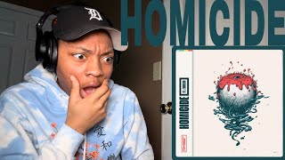 THEY WENT CRAZY Logic  Homicide ft Eminem Official Video REACTION [upl. by Ramoh267]