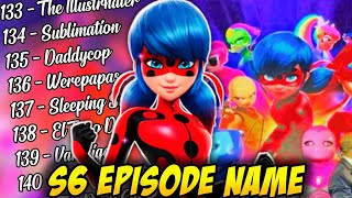 Miraculous Ladybug Season 6 All Episode Titles  Miraculous Season 6 All Episode Release Date [upl. by Delanos76]